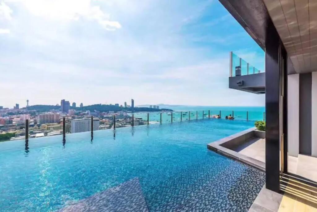 The Base Central Pattaya 2Bed King&Queen Sky Seaview & Infinity Pool Eksteriør bilde