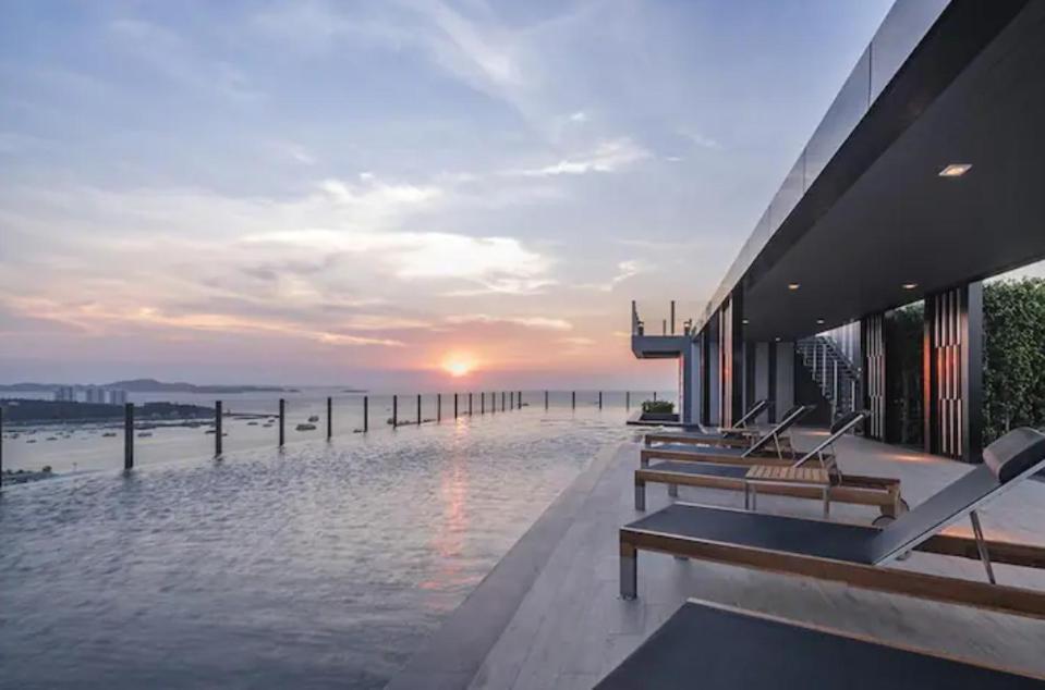 The Base Central Pattaya 2Bed King&Queen Sky Seaview & Infinity Pool Eksteriør bilde