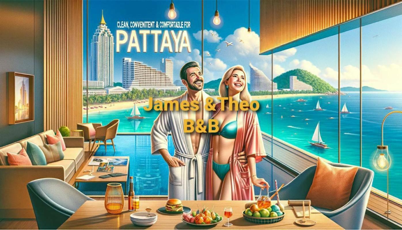 The Base Central Pattaya 2Bed King&Queen Sky Seaview & Infinity Pool Eksteriør bilde
